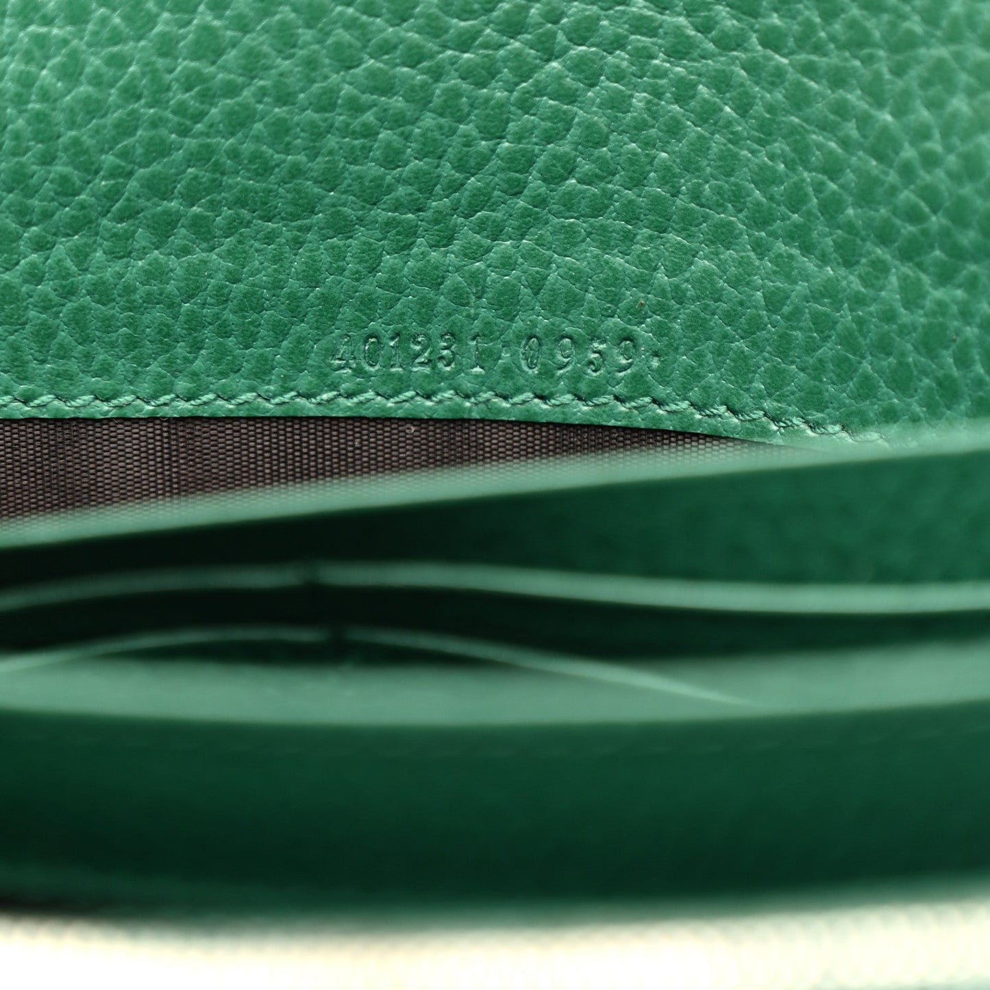 Calfskin Mini Dionysus Chain Wallet Emerald