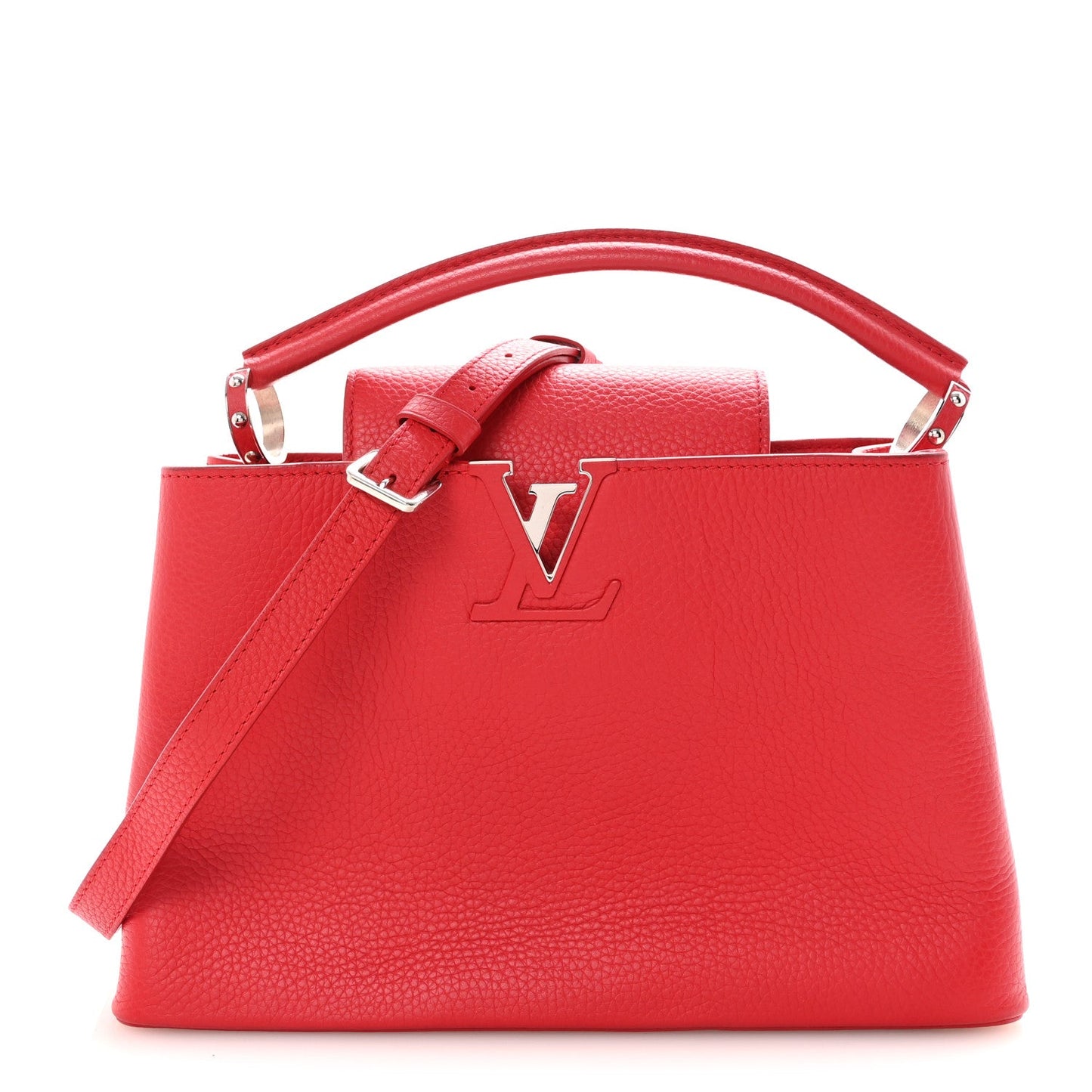 Taurillon Capucines PM Rubis