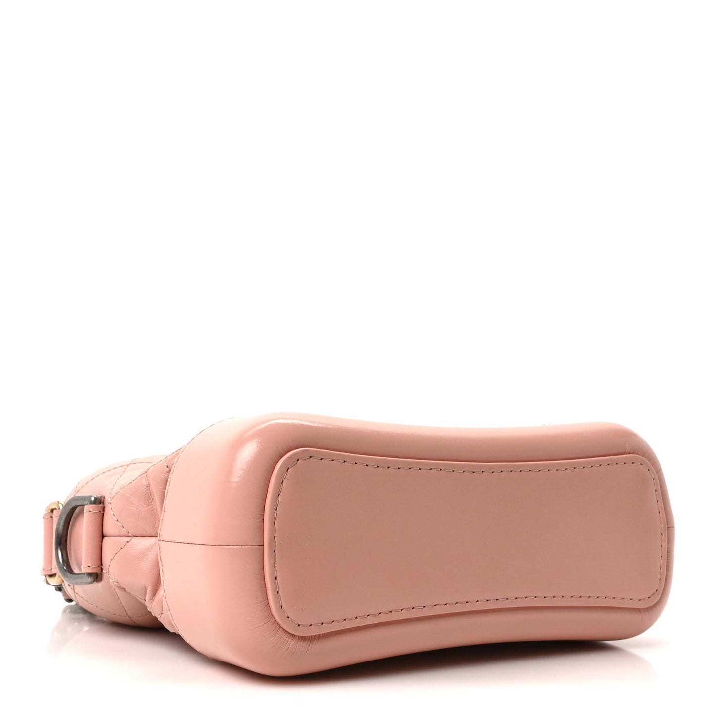 Aged Calfskin Quilted Small Gabrielle Hobo Pink