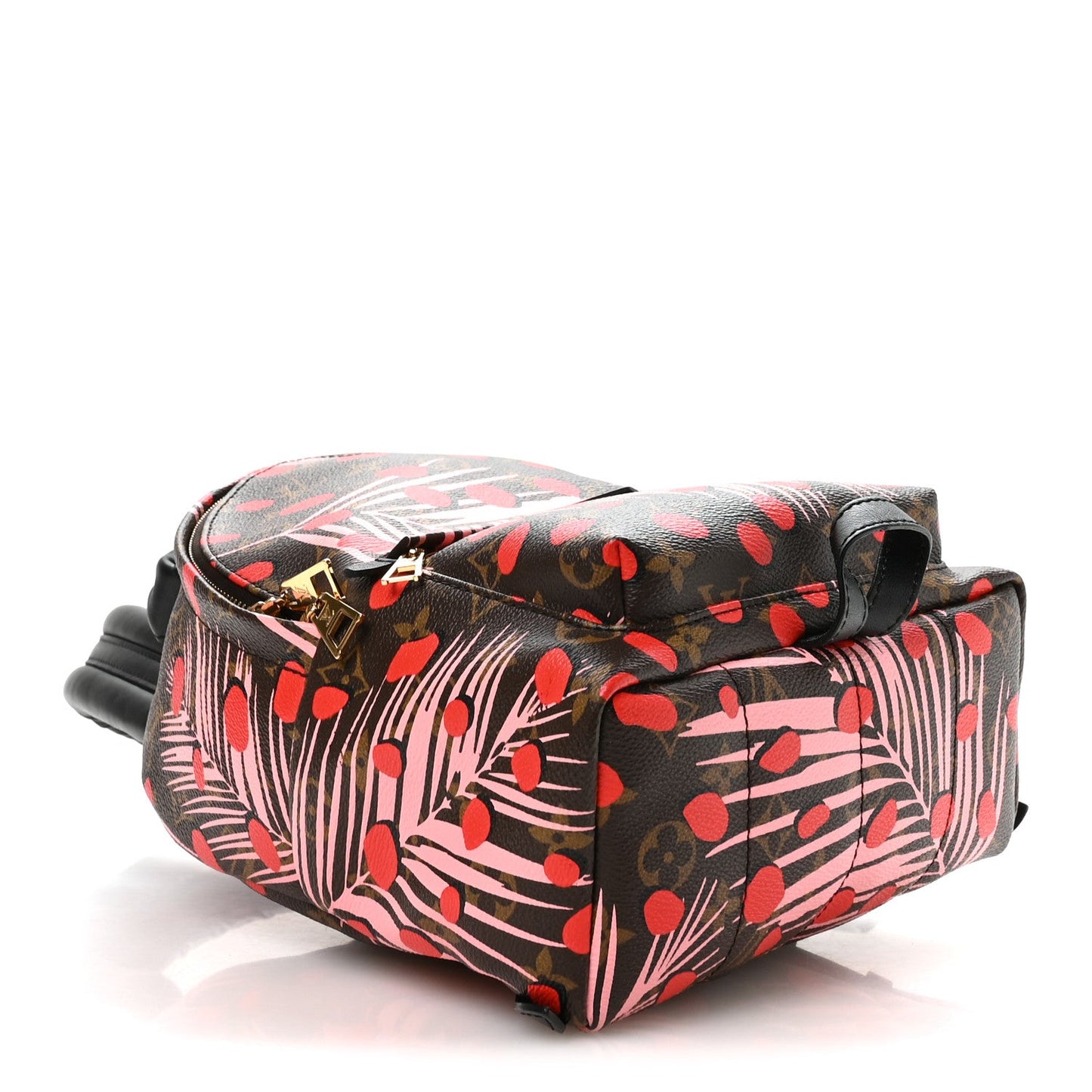 Monogram Jungle Dots Palm Springs Backpack PM Sugar Pink Poppy