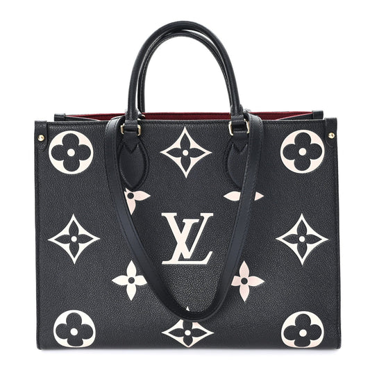 Empreinte Monogram Giant Onthego MM Black Beige