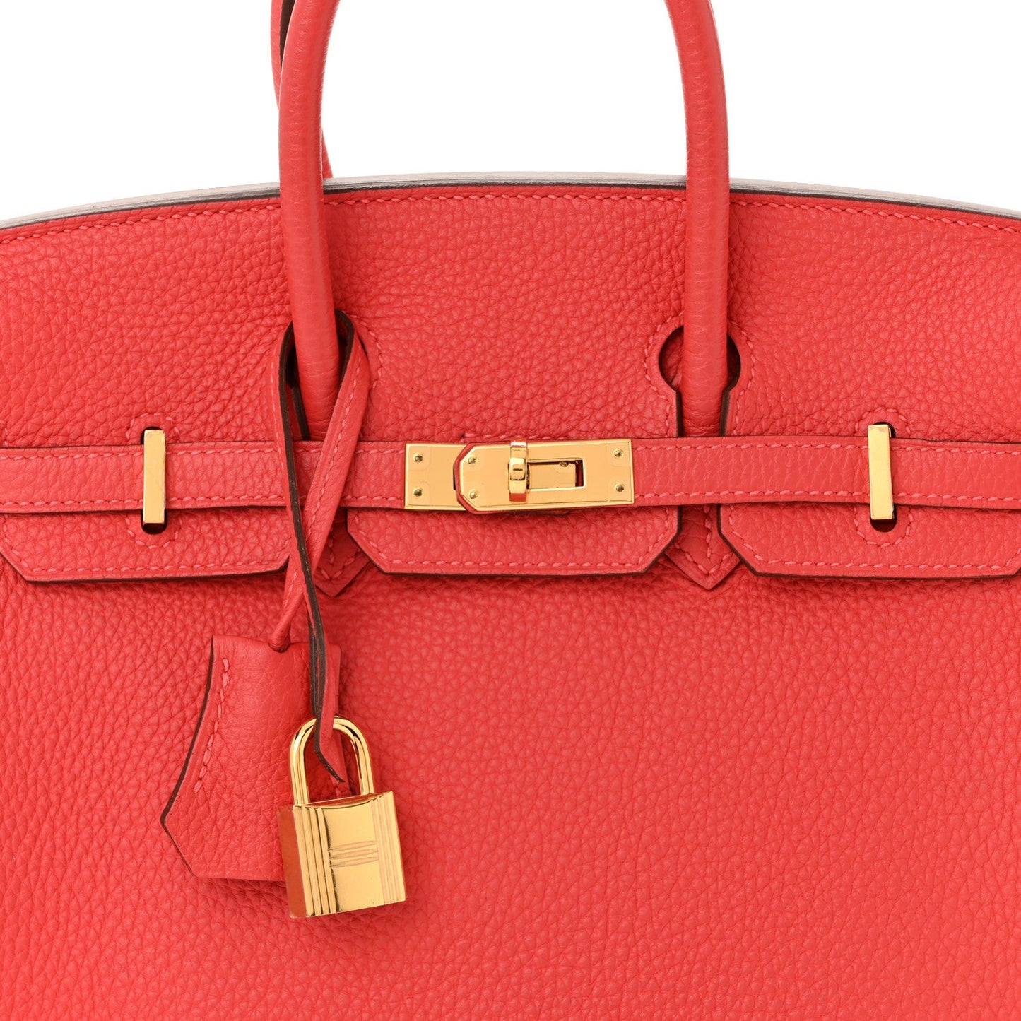 Togo Birkin 25 Rouge Pivoine