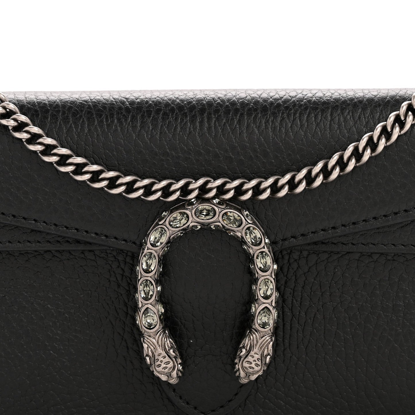 Calfskin Super Mini Dionysus Shoulder Bag Black
