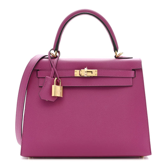 Epsom Kelly Sellier 25 Rose Pourpre