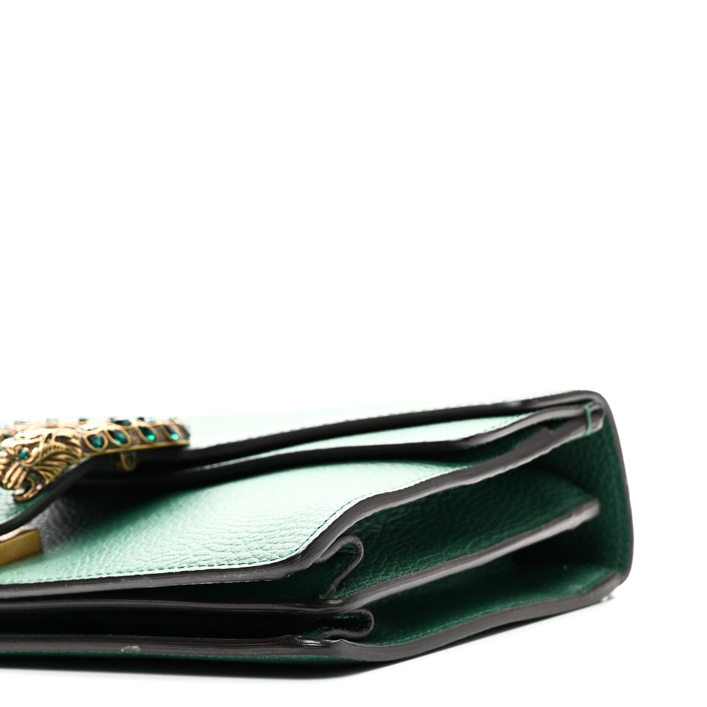 Pebbled Calfskin Small Dionysus Shoulder Bag Emerald