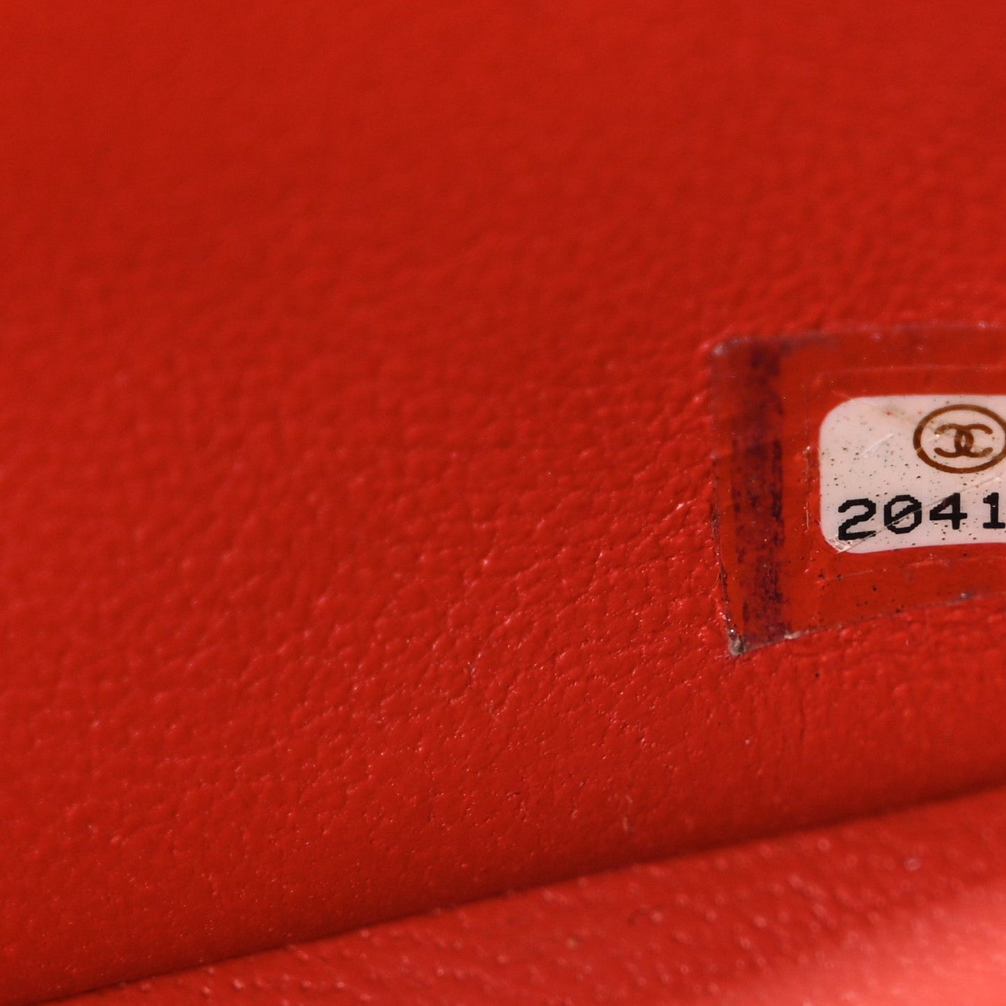 Lambskin Quilted Mini Rectangular Flap Red