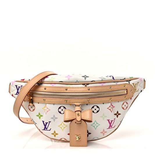 LV X TM Monogram Multicolor High Rise Bumbag White