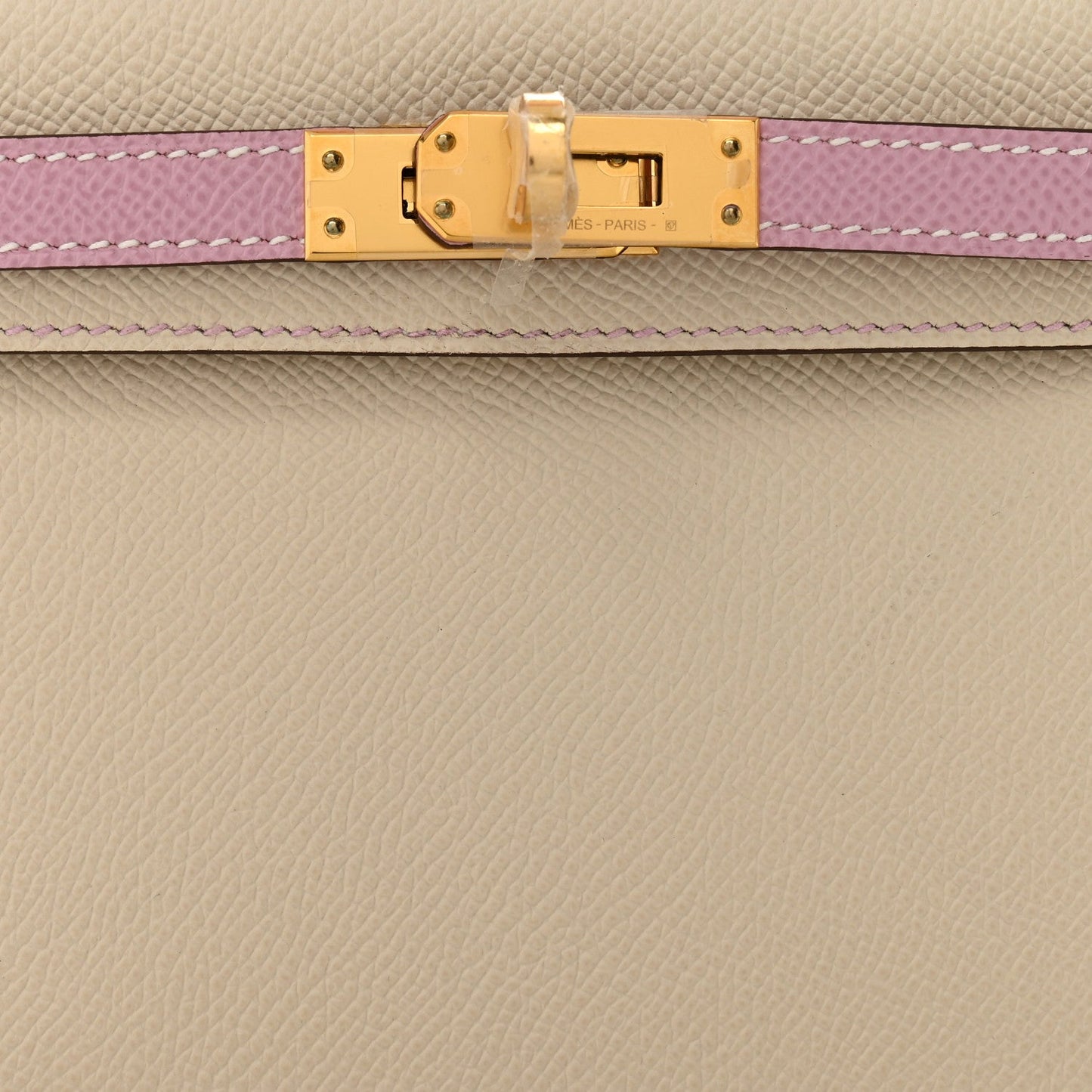 Epsom Horseshoe Mini Kelly Sellier 20 Craie Mauve Sylvestre