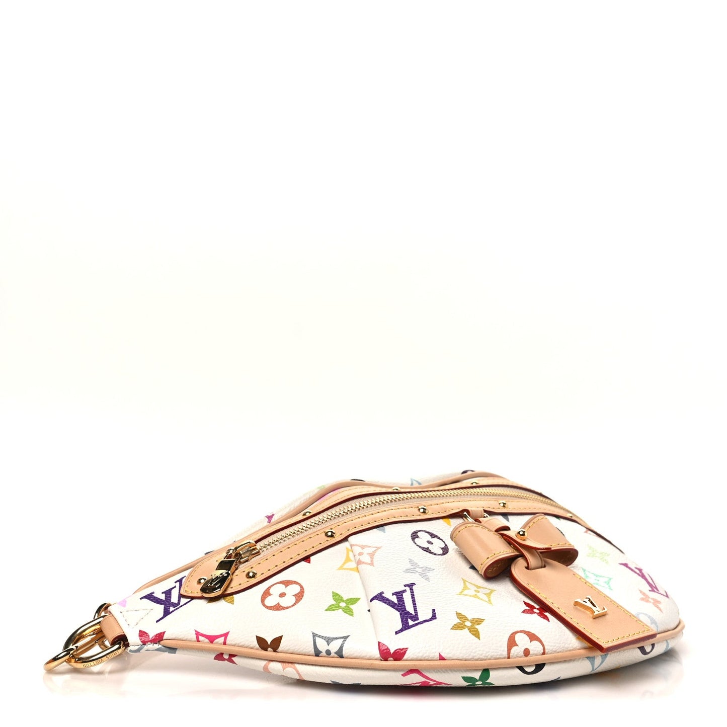 LV X TM Monogram Multicolor High Rise Bumbag White