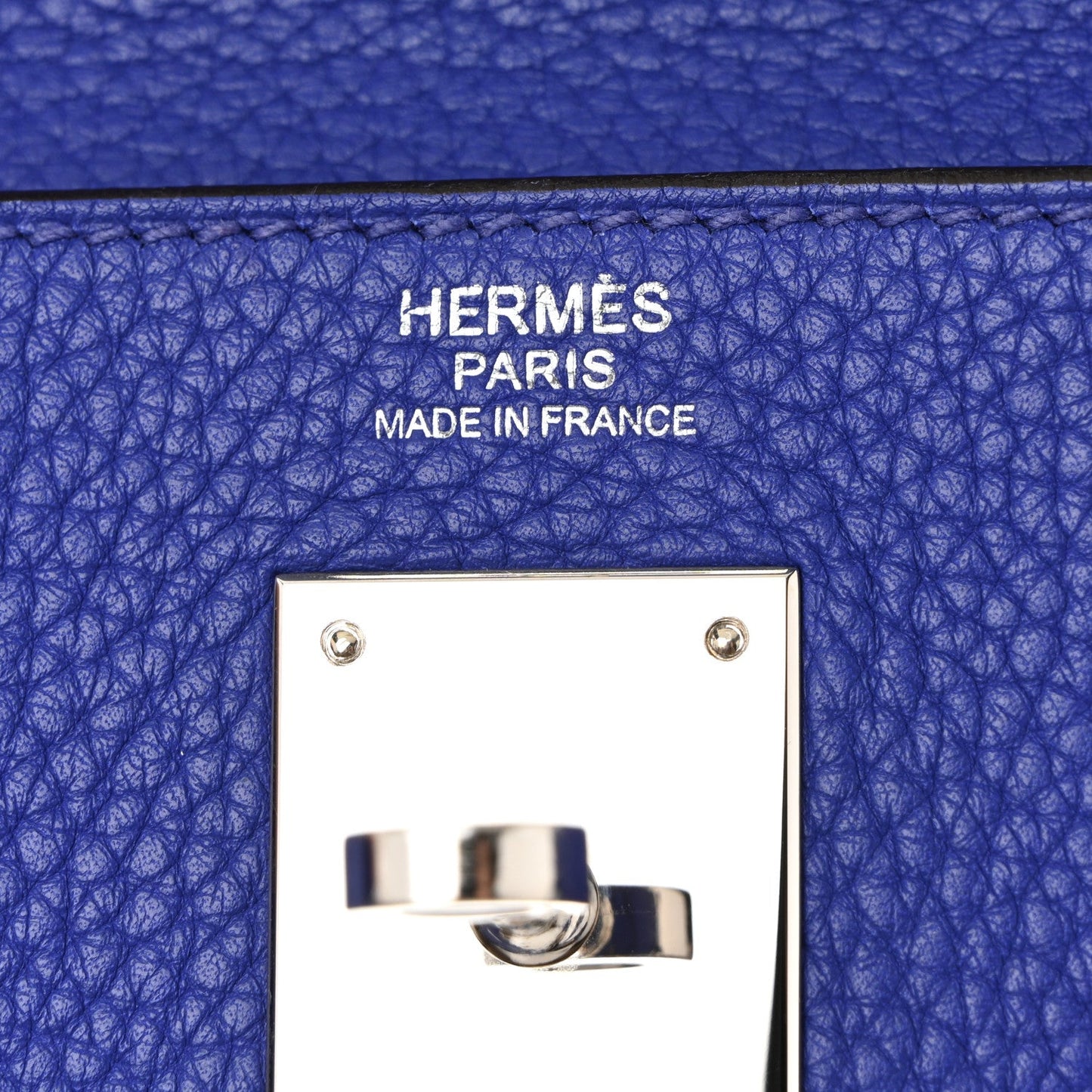 Taurillon Clemence Kelly Retourne 32 Bleu Electrique
