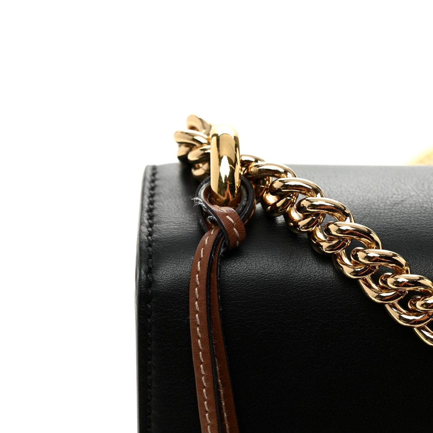 GG Supreme Monogram Calfskin Small Padlock Shoulder Bag Beige Black Cuir