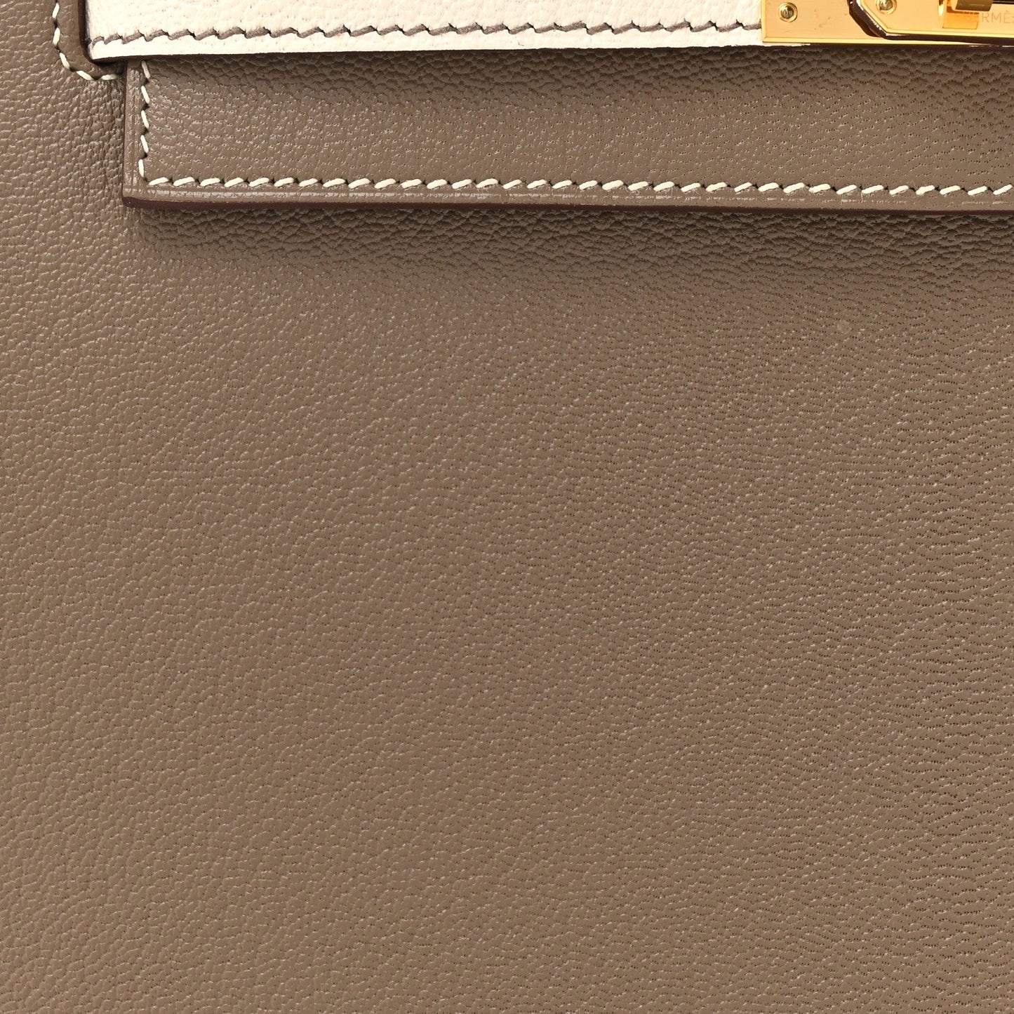 Chevre Mysore Horseshoe Kelly Sellier 25 Gris Asphalte Craie