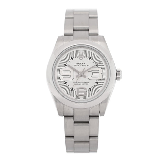 Stainless Steel 31mm Oyster Perpetual Watch Silver 177200