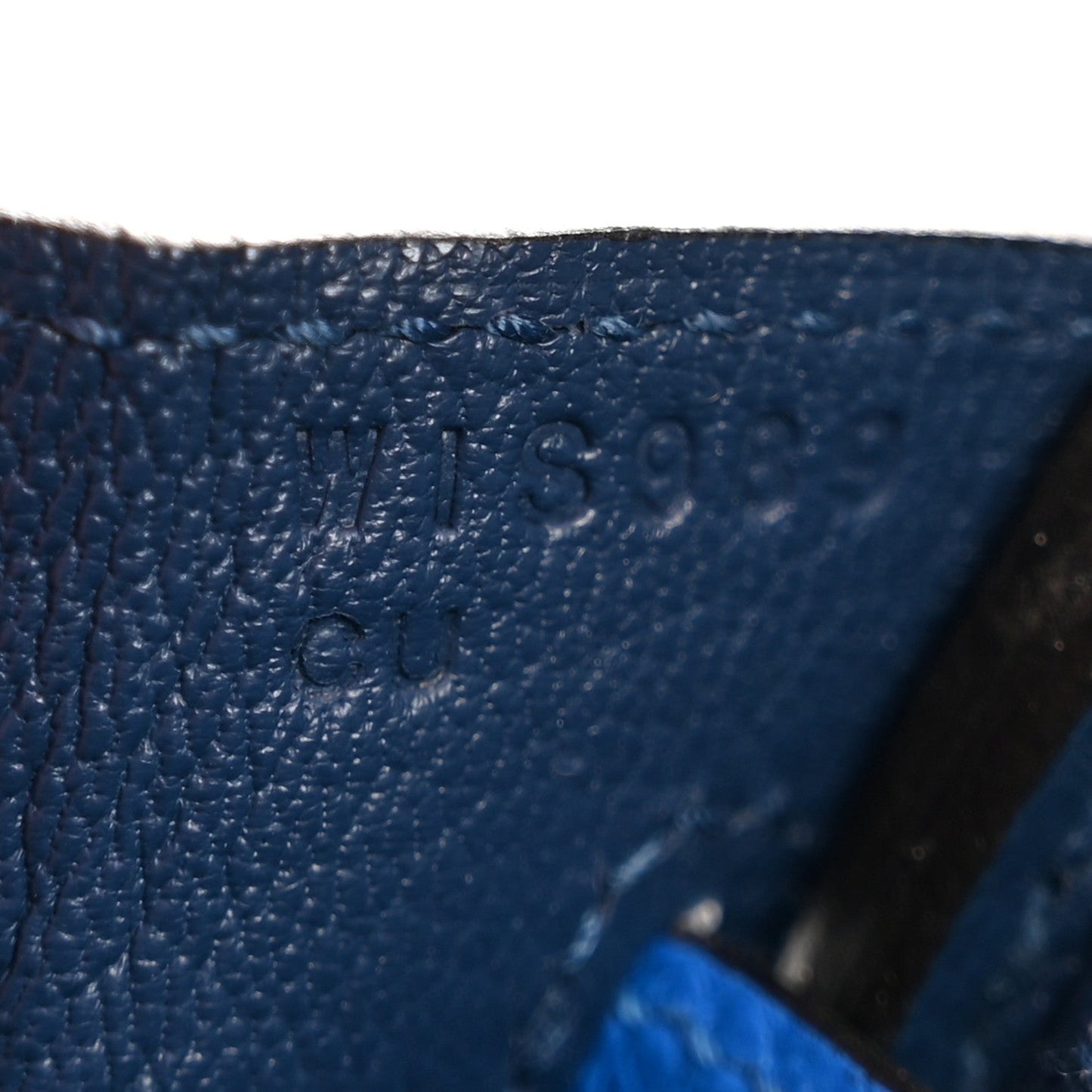 Epsom Tri-Color Birkin 25 Deep Bleu Bleu Hydra Black