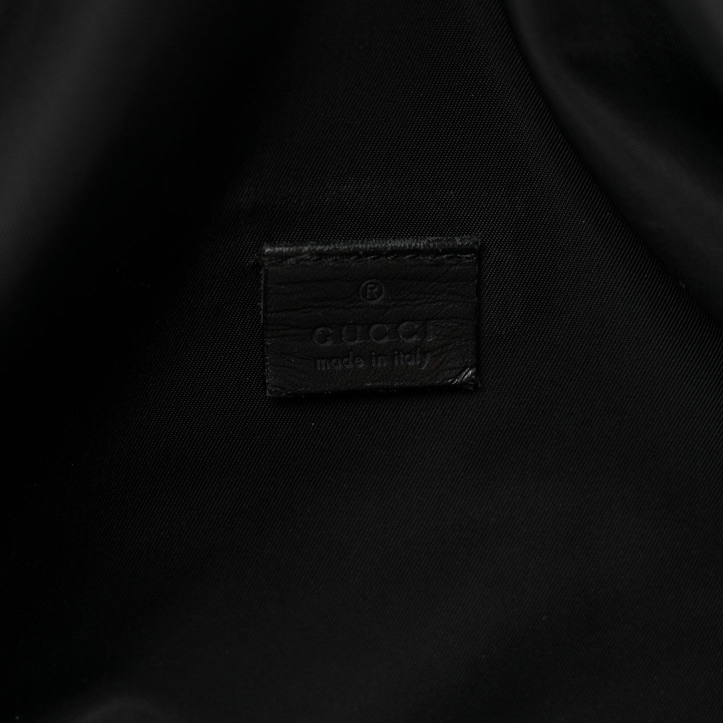 Guccissima Web Belt Bag Black
