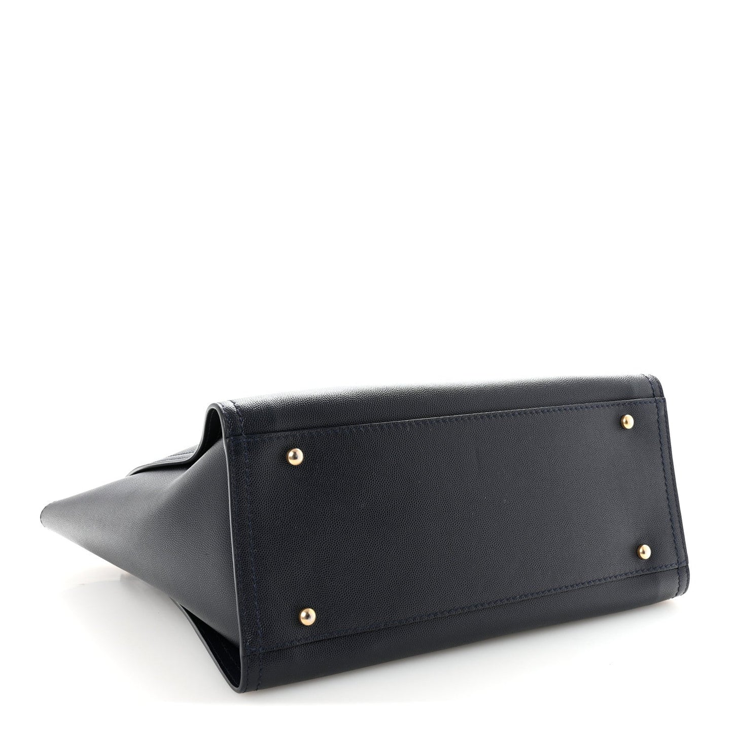 Caviar Small Studded Deauville Tote Navy