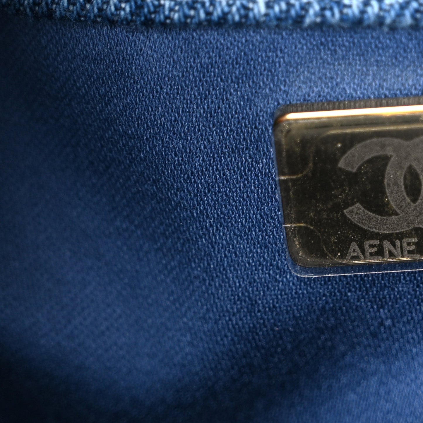 Washed Denim Quilted Mini Chanel 25 Handbag Blue