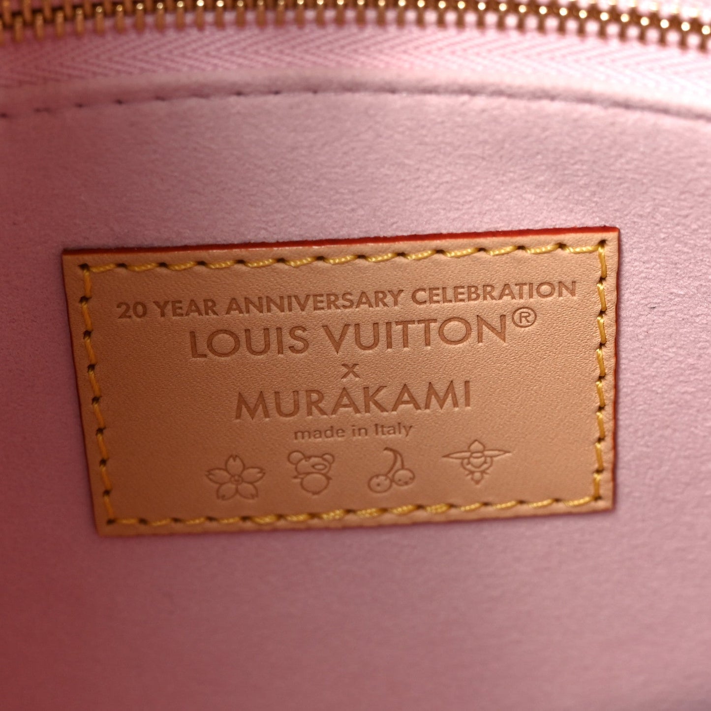 LV X TM Monogram Cherry Blossom Onthego PM Sakura Brown