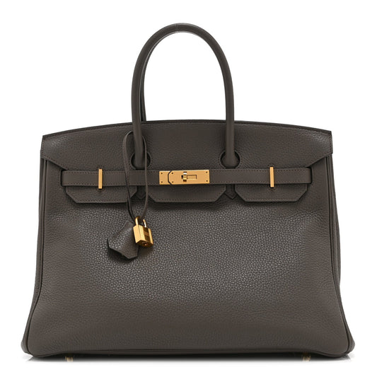 Taurillon Clemence Birkin 35 Etain