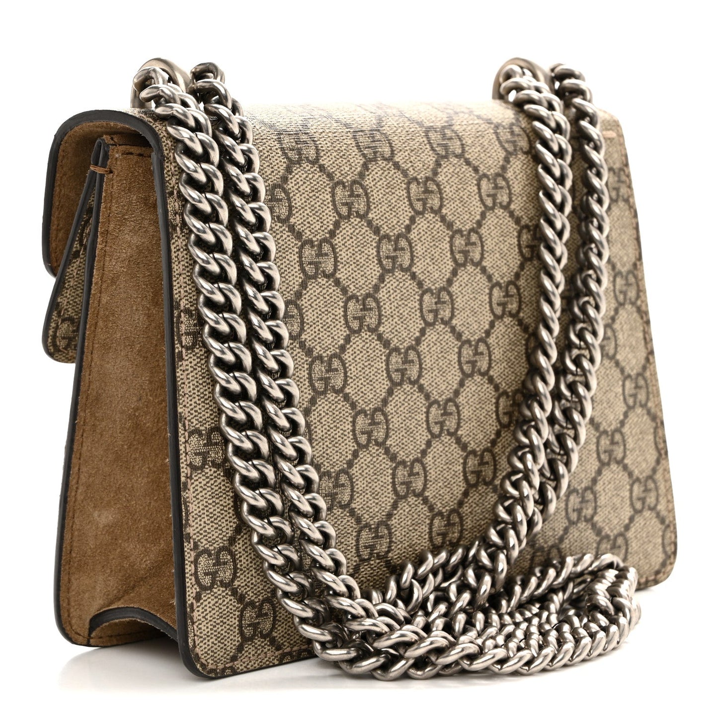 GG Supreme Monogram Mini Dionysus Shoulder Bag Taupe