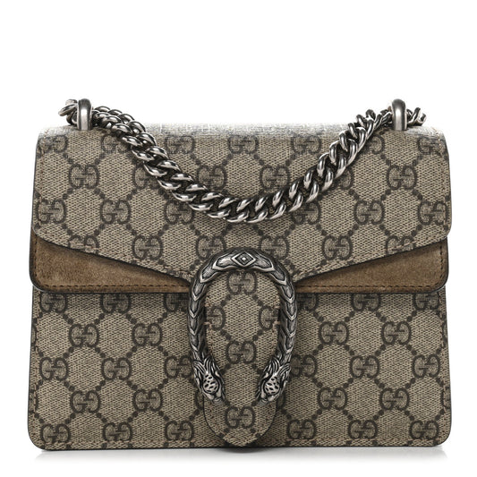 GG Supreme Monogram Mini Dionysus Shoulder Bag Taupe