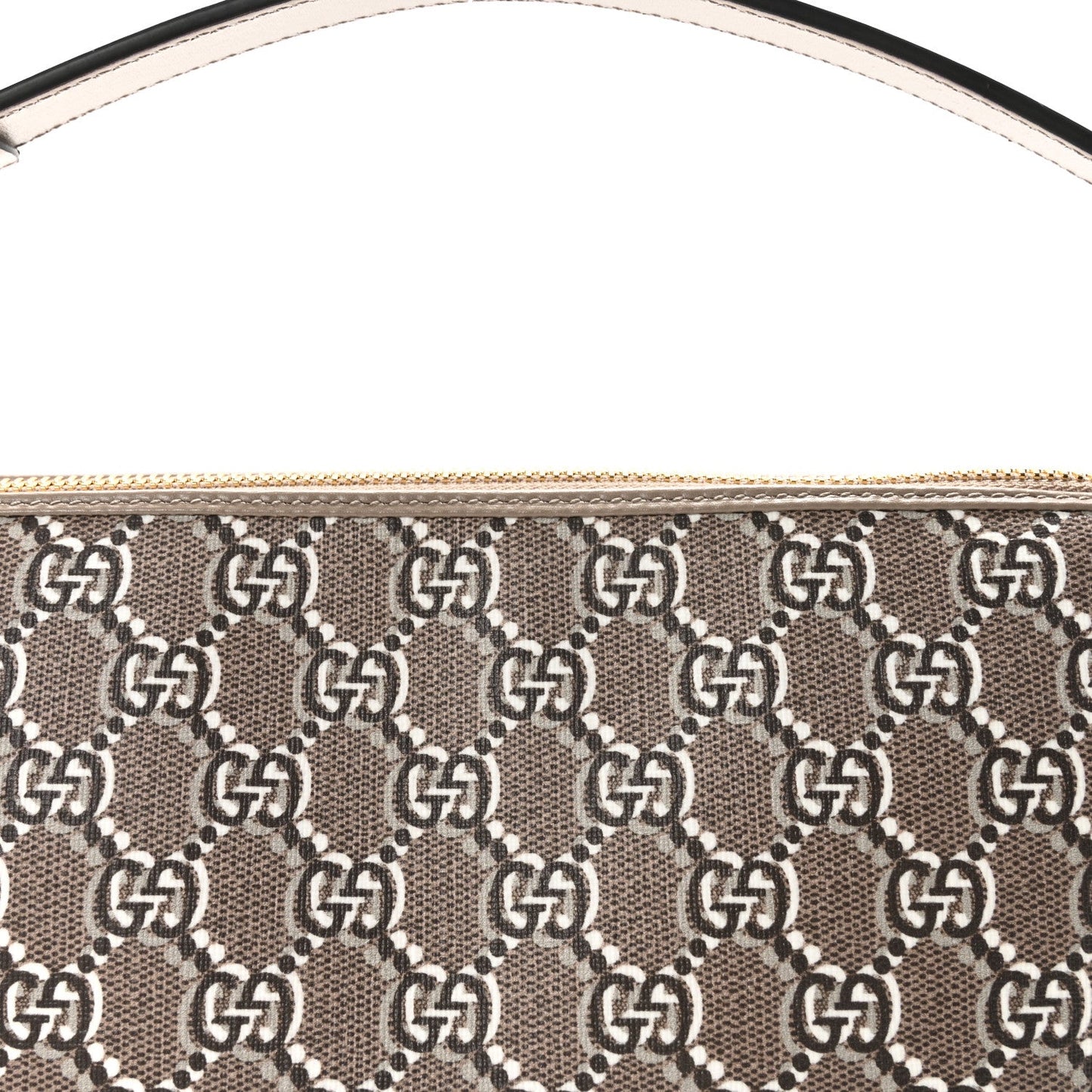 GG Shadow Monogram Super Mini Ophidia Shoulder Bag Taupe
