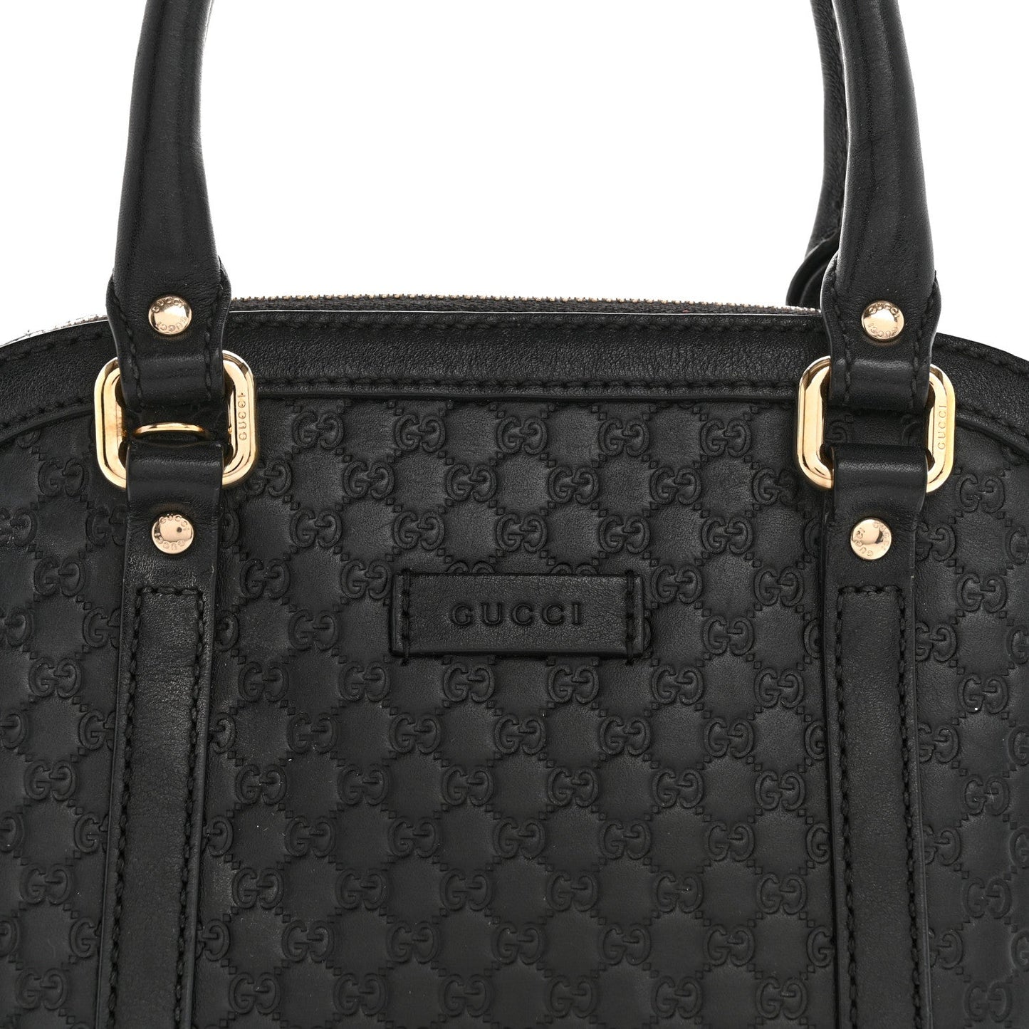 Microguccissima Mini Dome Bag Black