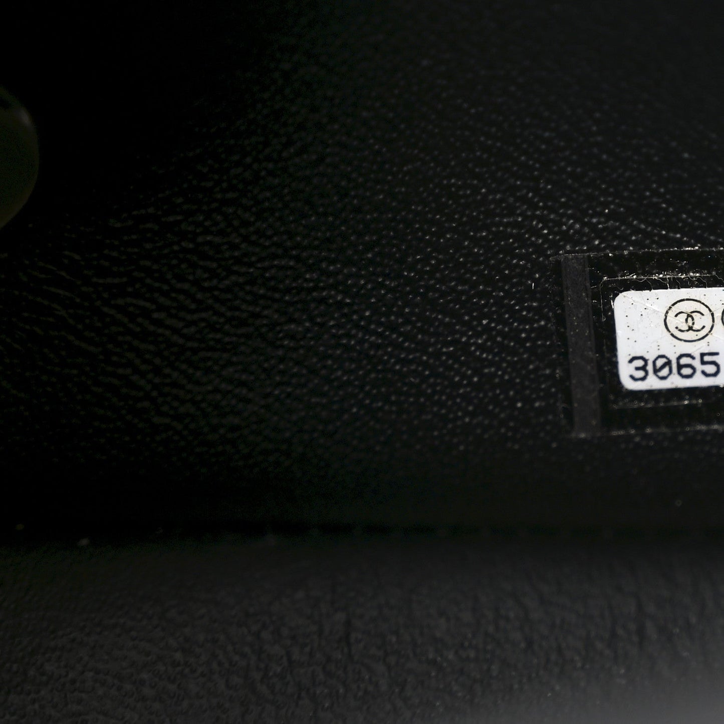 Lambskin Quilted Mini Square Flap Black