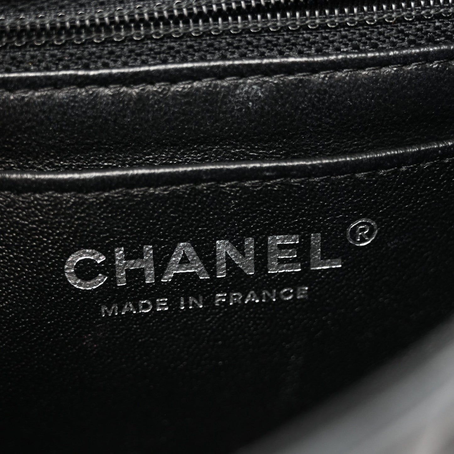 Lambskin Quilted Mini Square Flap Black