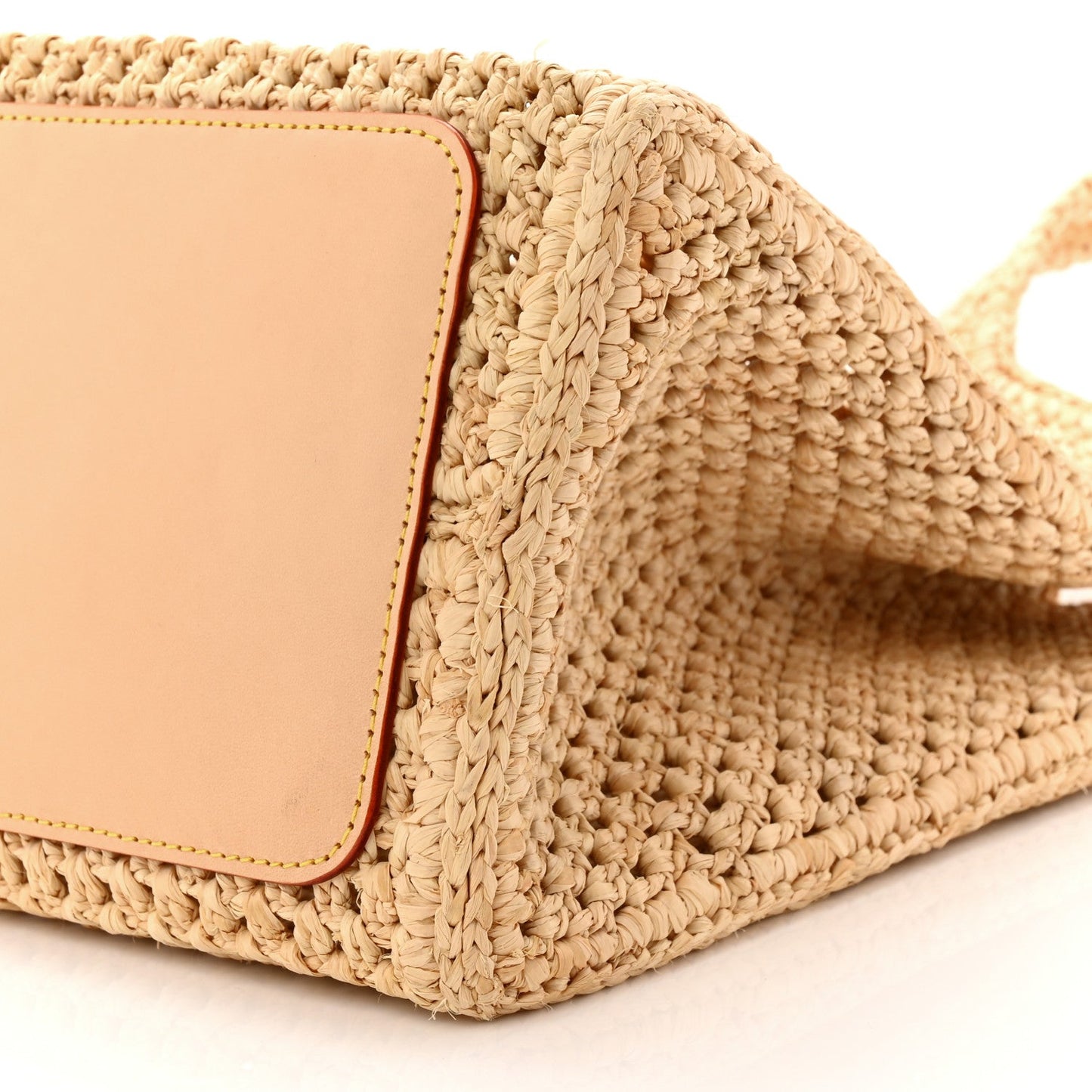 Raffia Calfskin By The Pool OnTheGo MM Natural