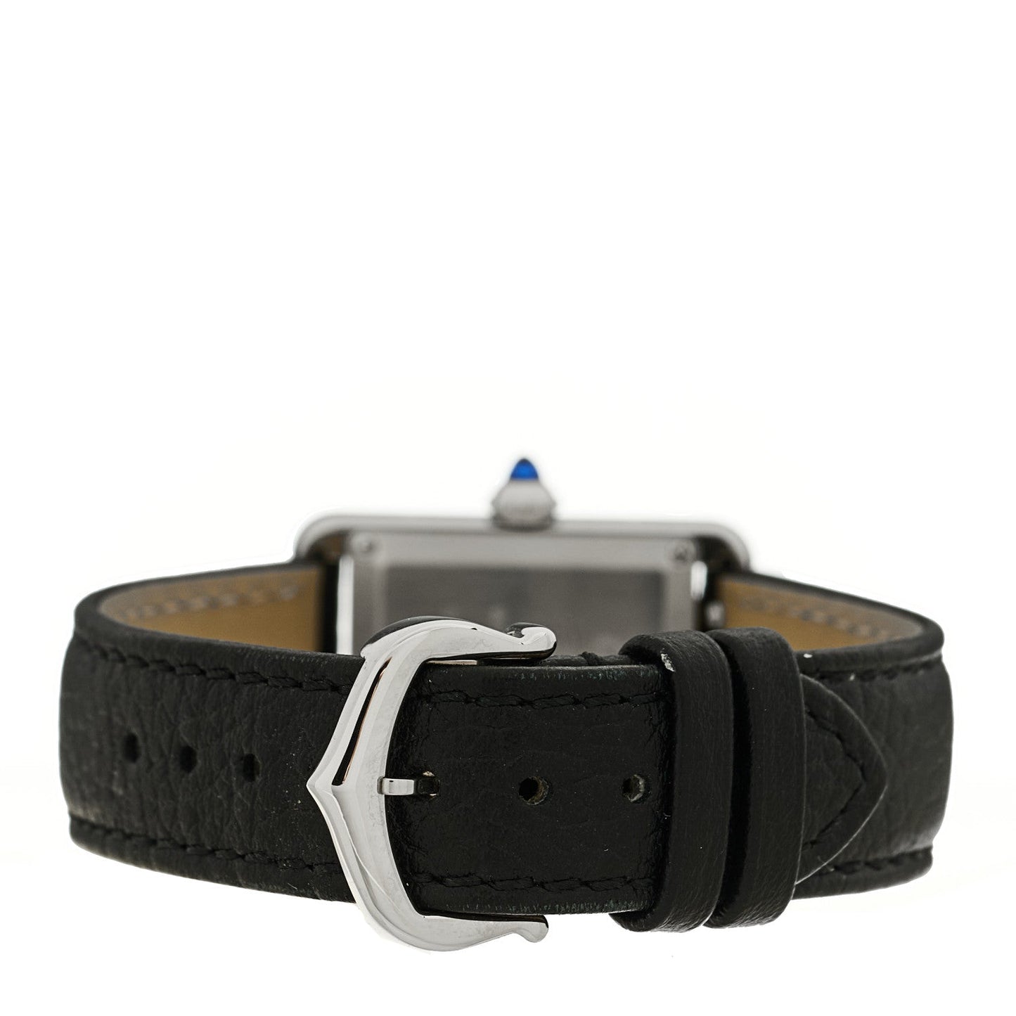 Stainless Steel Calfskin 22mm Must de Cartier Tank Quartz Watch
