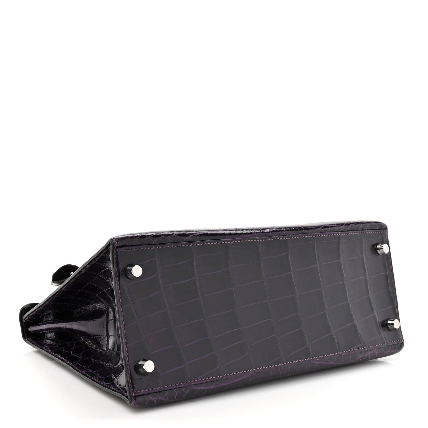Shiny Niloticus Crocodile Kelly Sellier 28 Amethyst