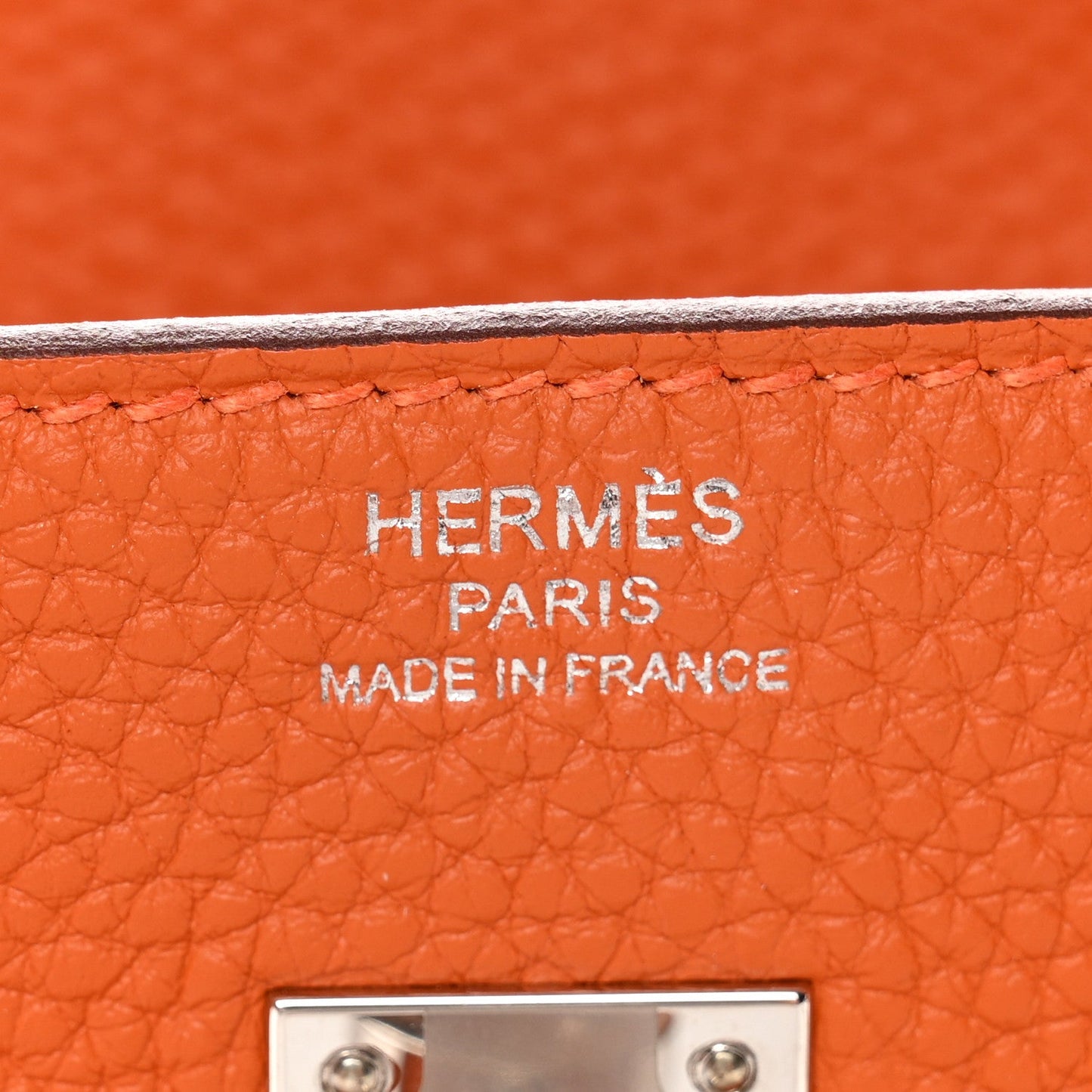 Togo Birkin 25 Orange