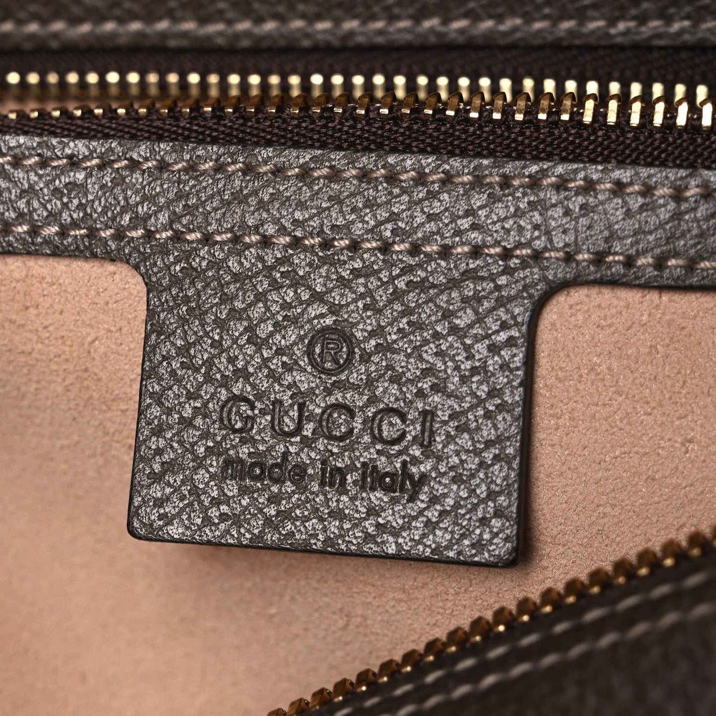 GG Supreme Monogram Web Small Ophidia Shoulder Bag Brown