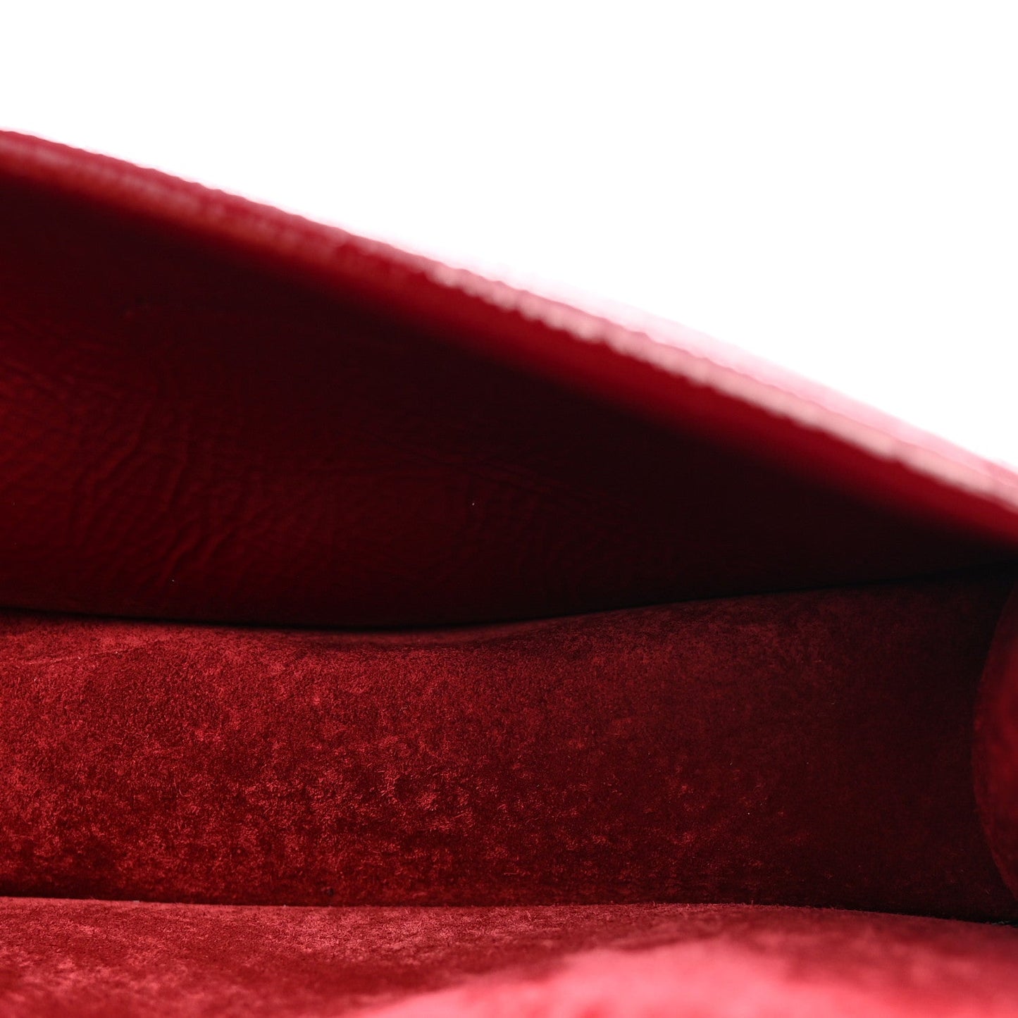 Crinkled Patent Mini Dionysus Shoulder Bag Rosso Ancora Red