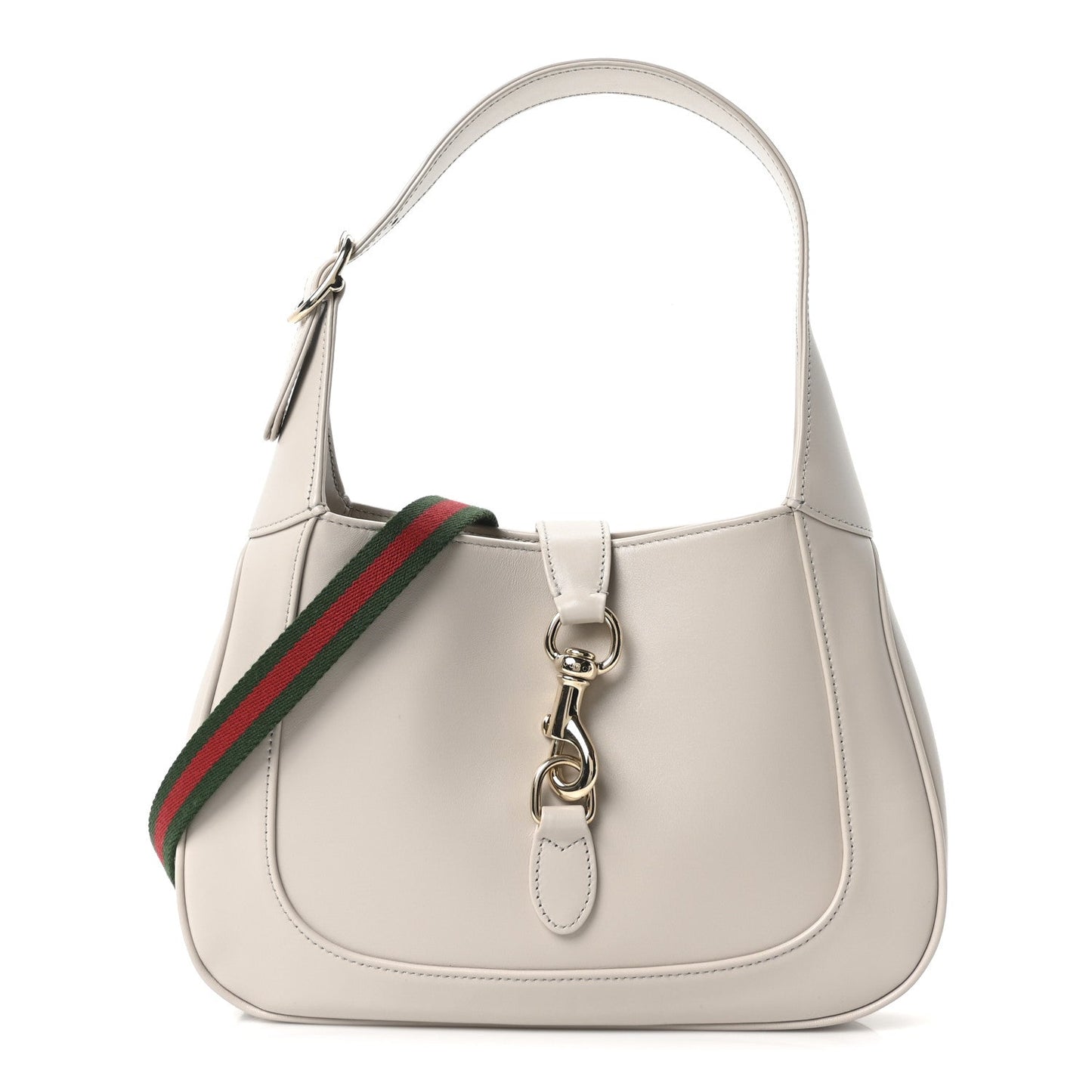 Sea Calfskin Web Small Jackie Shoulder Bag Sphinx