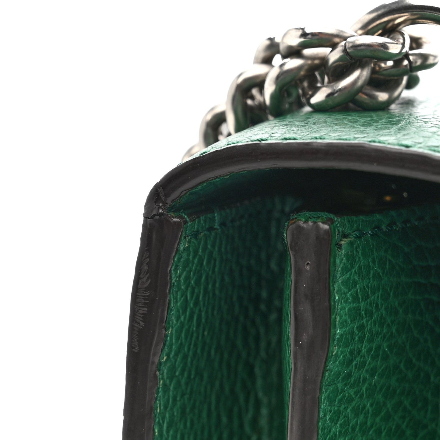 Dollar Calfskin Crystal Small Dionysus Shoulder Bag Emerald