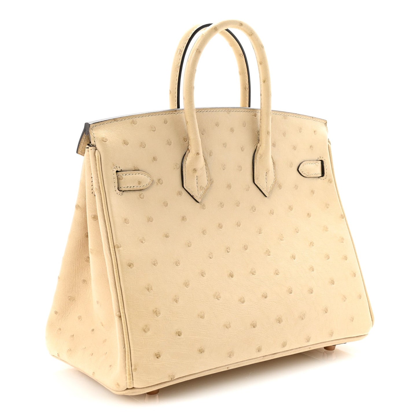 Ostrich Birkin 25 Parchemin