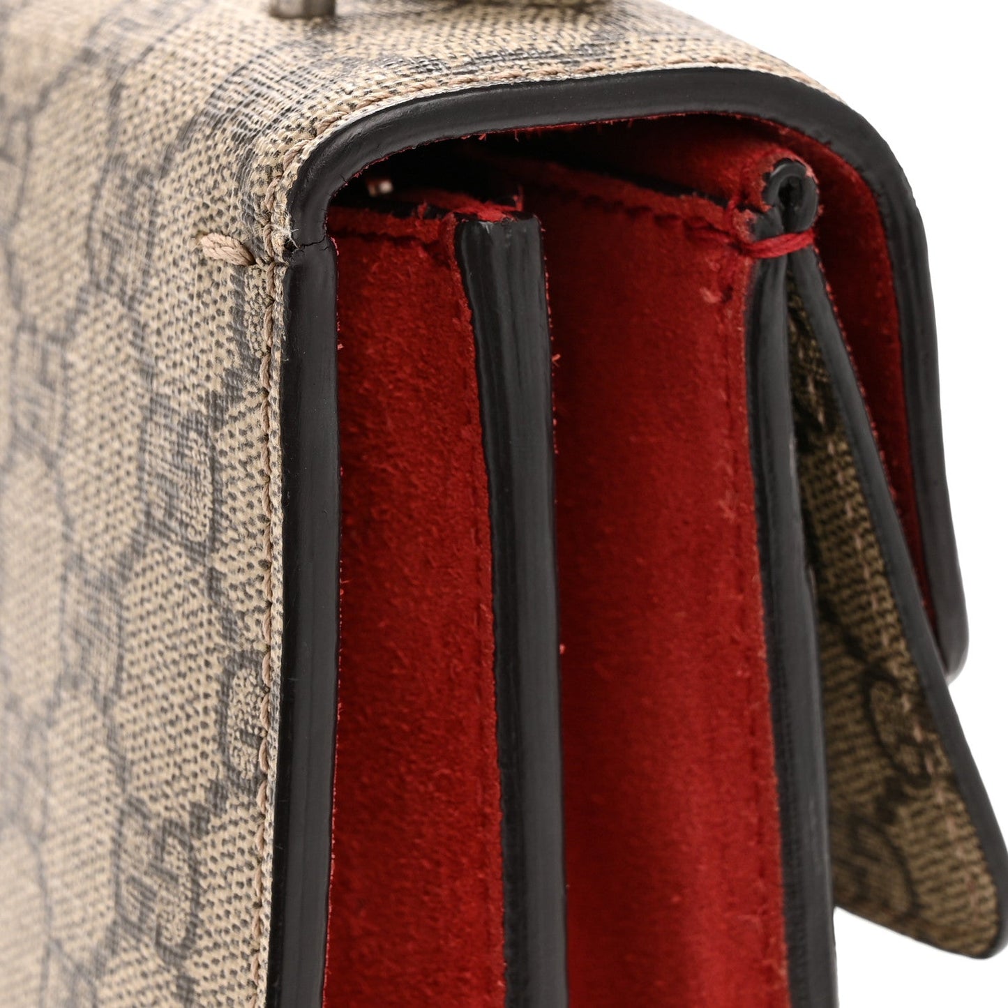 GG Supreme Monogram Small Dionysus Shoulder Bag Red