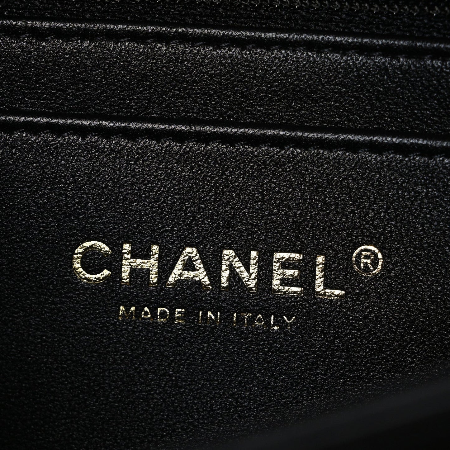 Lambskin Quilted Mini Rectangular Flap Black