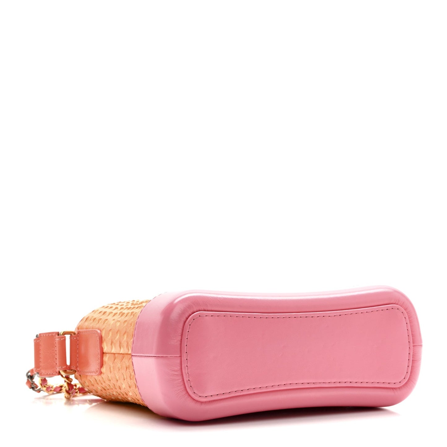 Snakeskin Small Gabrielle Hobo Pink
