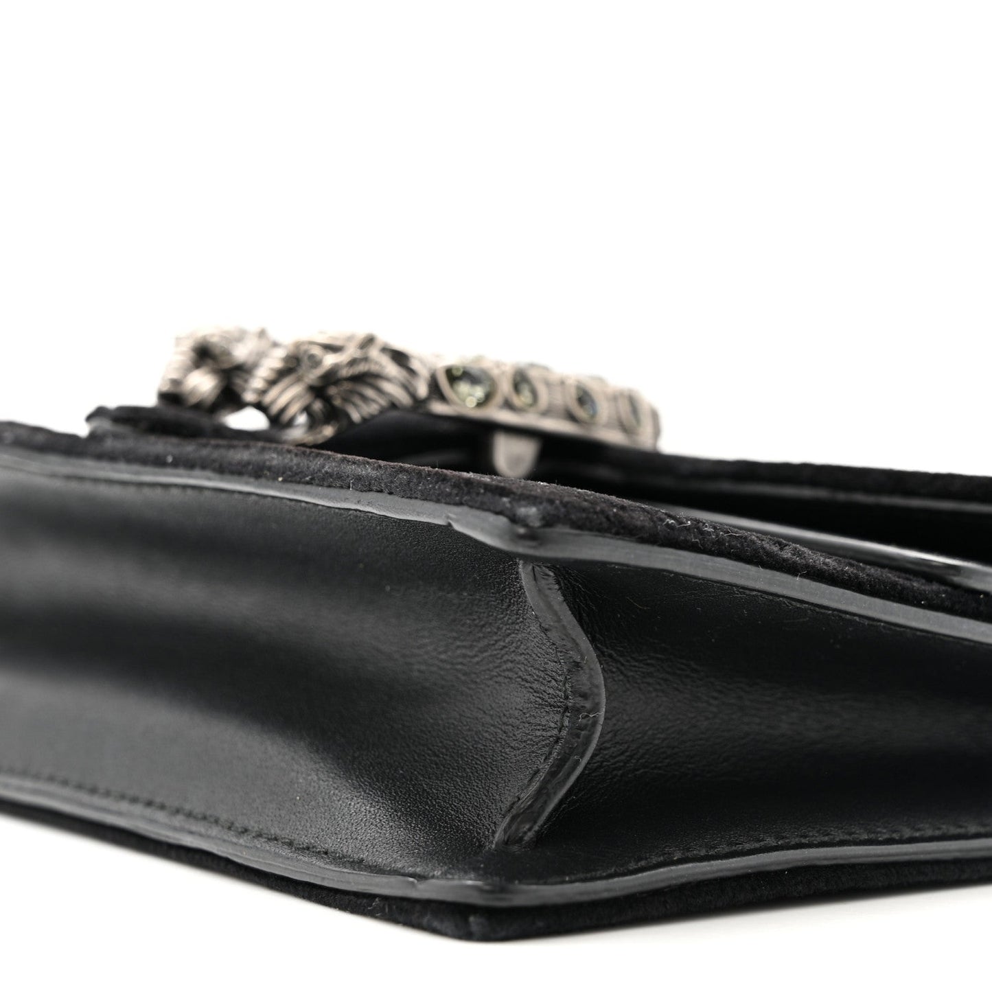 Velvet Super Mini Dionysus Shoulder Bag Black