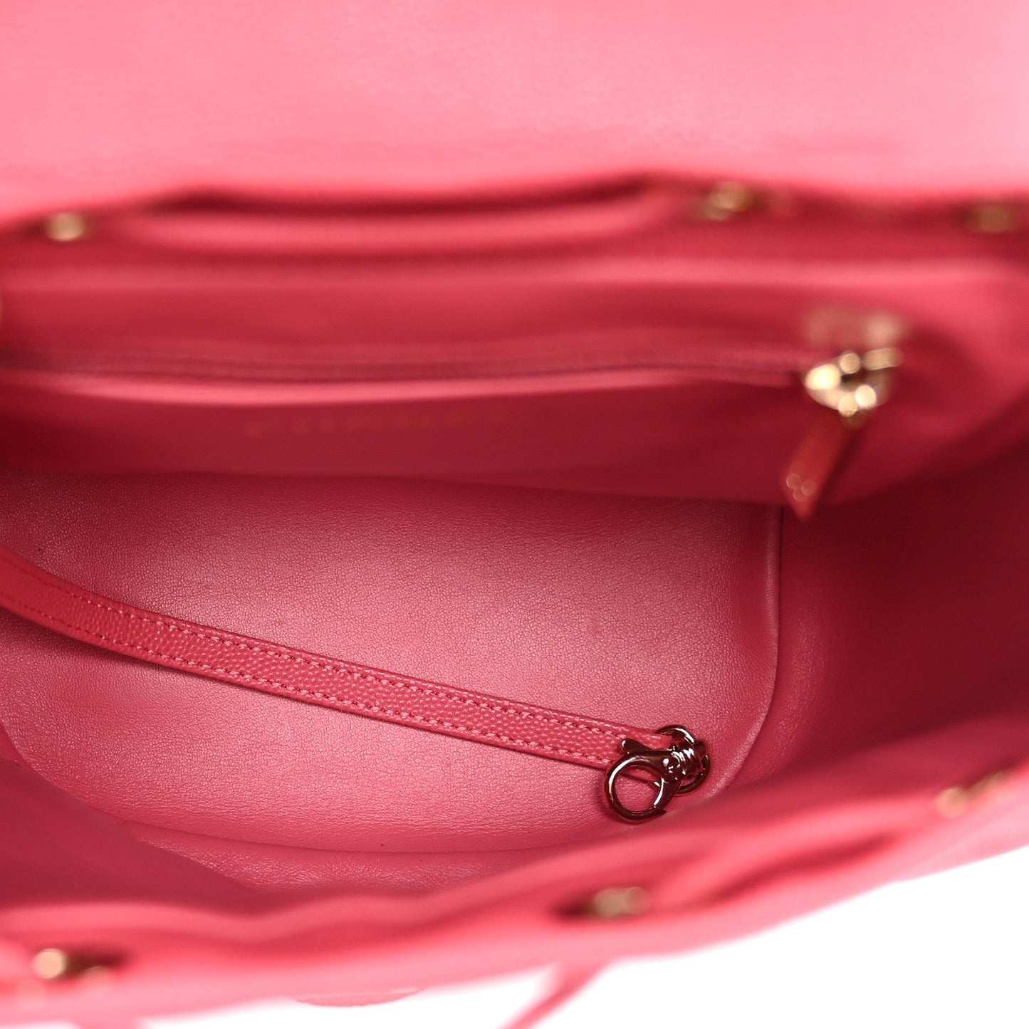 Caviar Quilted Small Filigree Backpack Pink