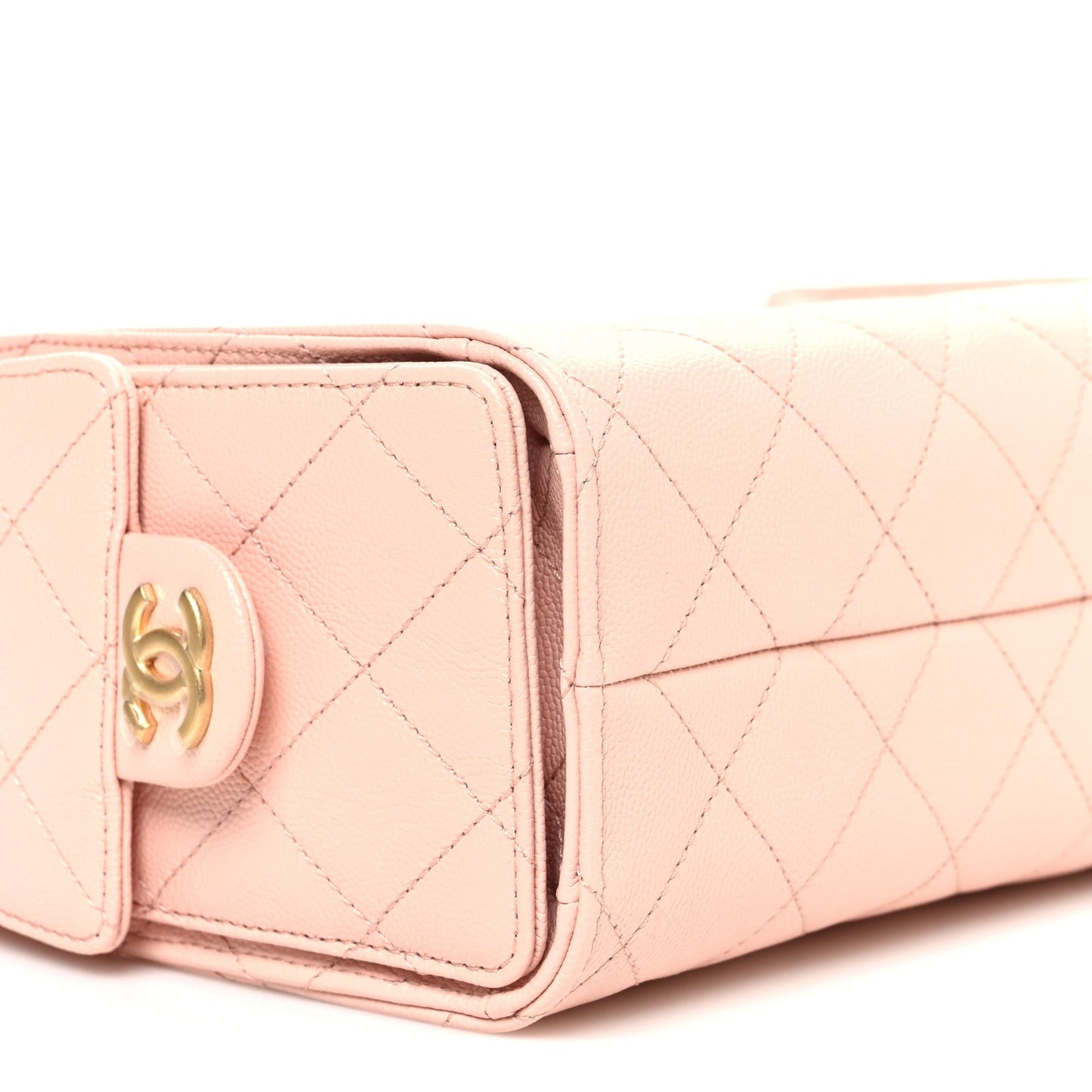 Caviar Quilted Mini Chanel 25 Handbag Light Pink