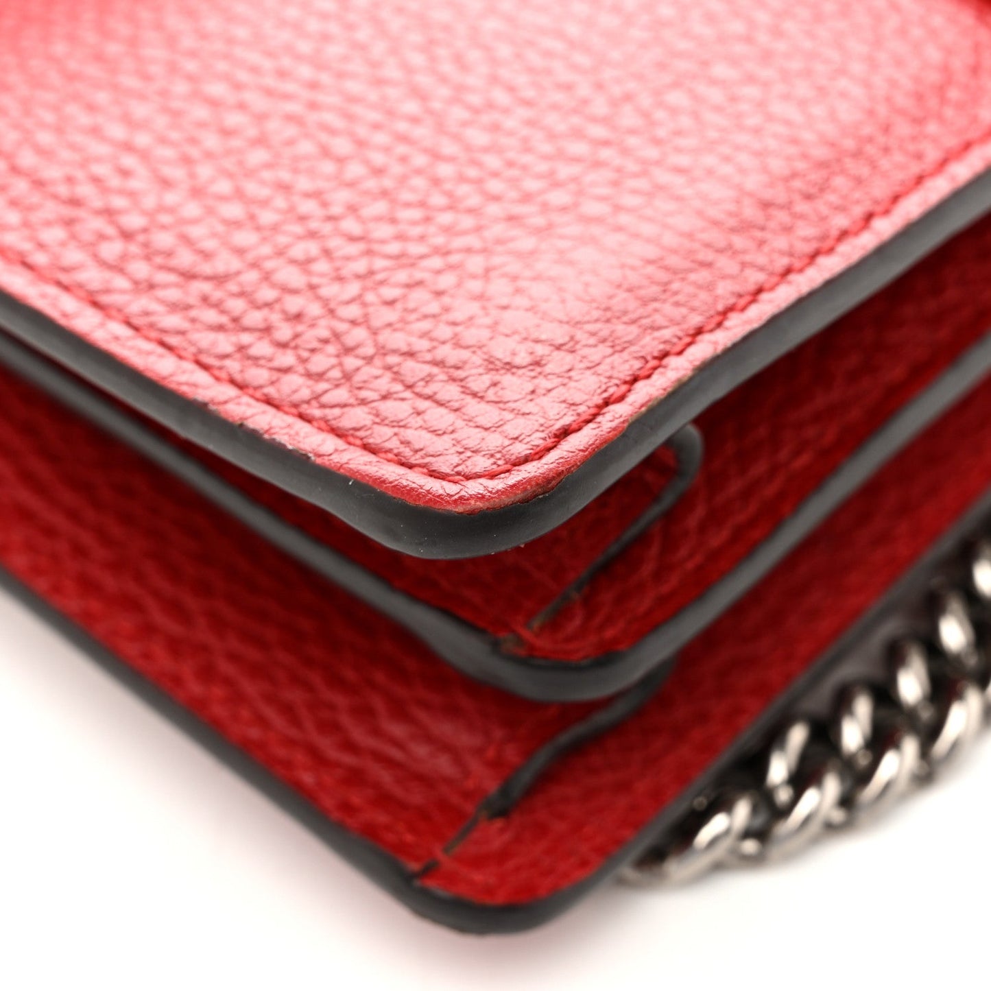Dollar Calfskin Swarovski Crystal Small Dionysus Shoulder Bag Hibiscus Red