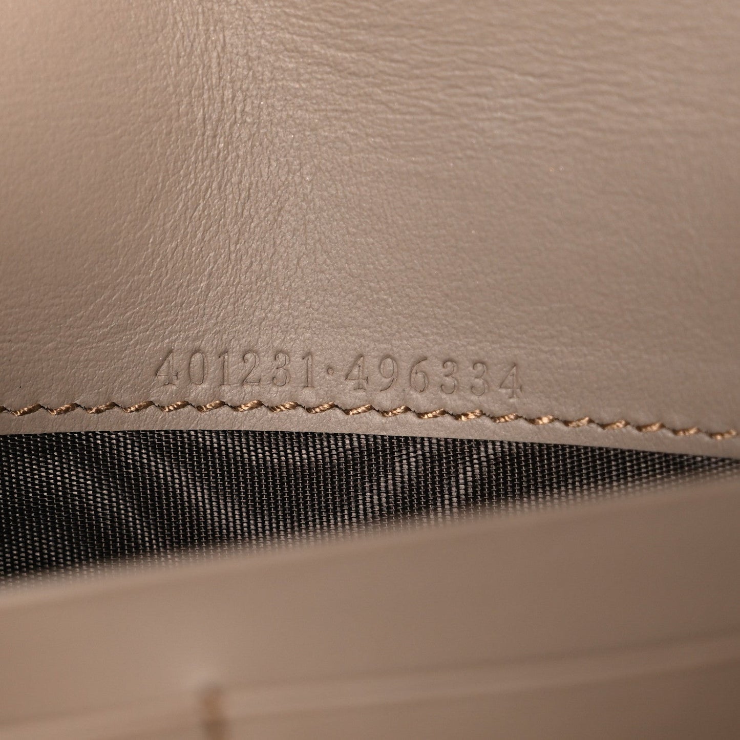 GG Supreme Monogram Mini Dionysus Chain Wallet Beige Taupe