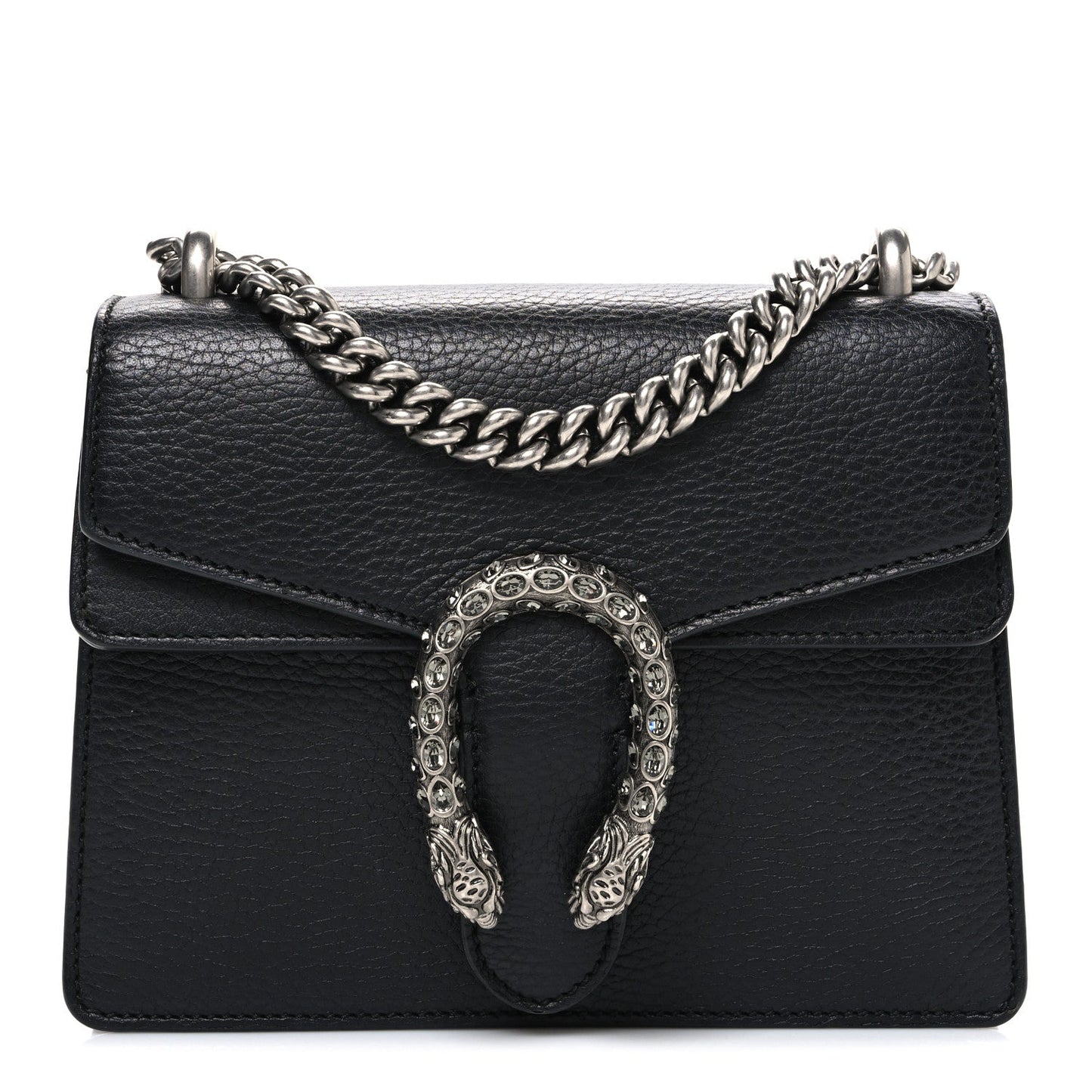 Calfskin Mini Dionysus Shoulder Bag Black