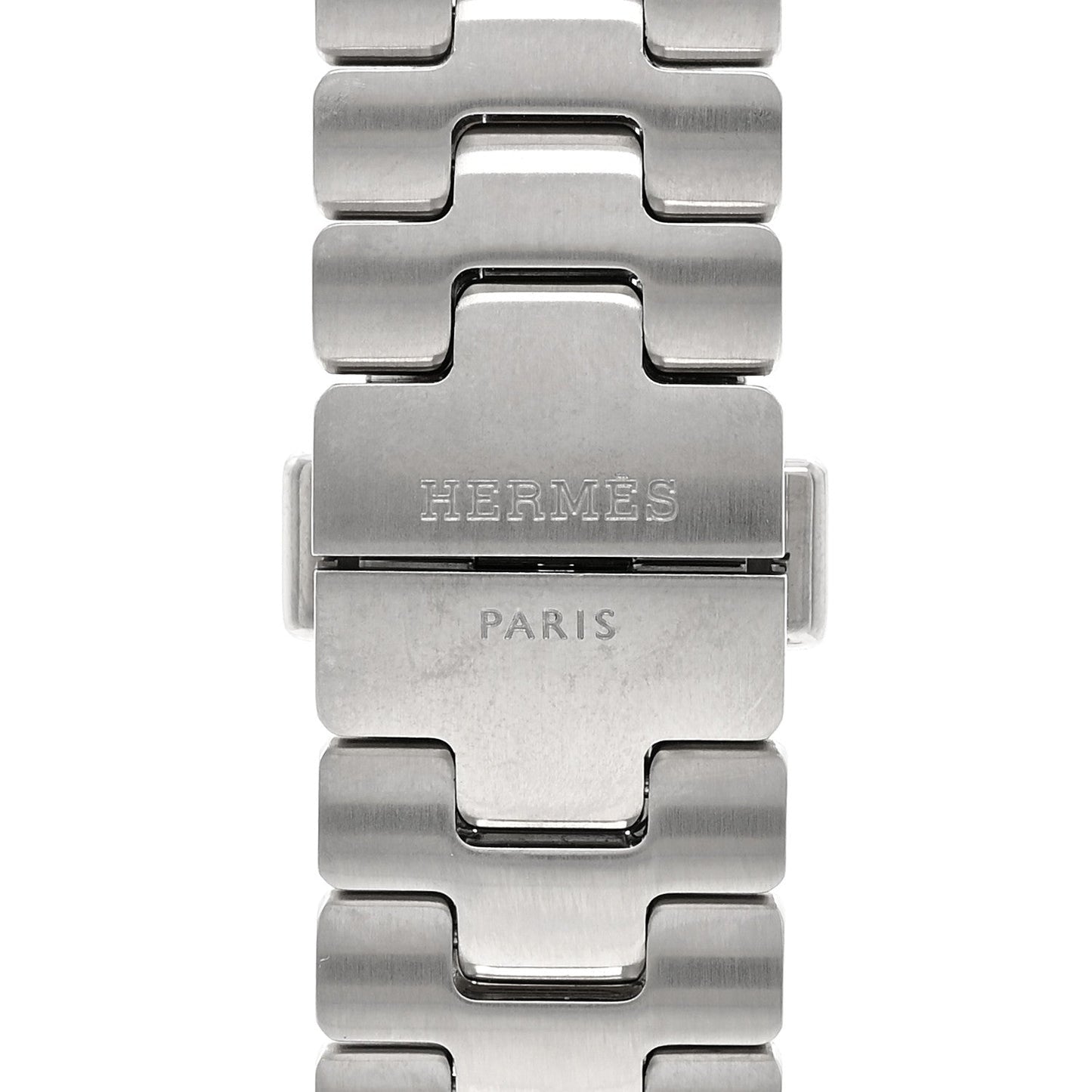 Stainless Steel 42mm Grand H Apple Watch Single Tour Band Gris