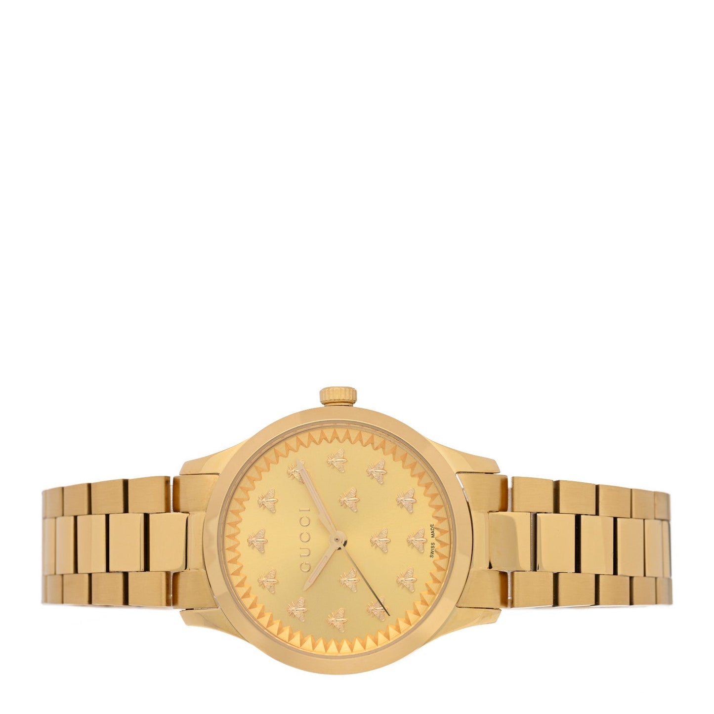 Stainless Steel 32mm G-Timeless Bee Quartz Watch Gold
