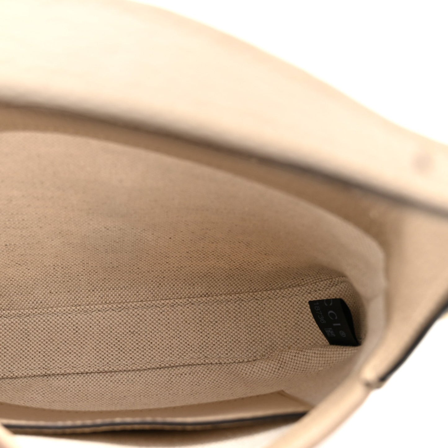 GG Supreme Monogram Textured Dollar Calfskin Mini Jackie 1961 Hobo Beige Mystic White Oatmeal